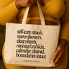 Self-Care Agenda: The Tote Bag