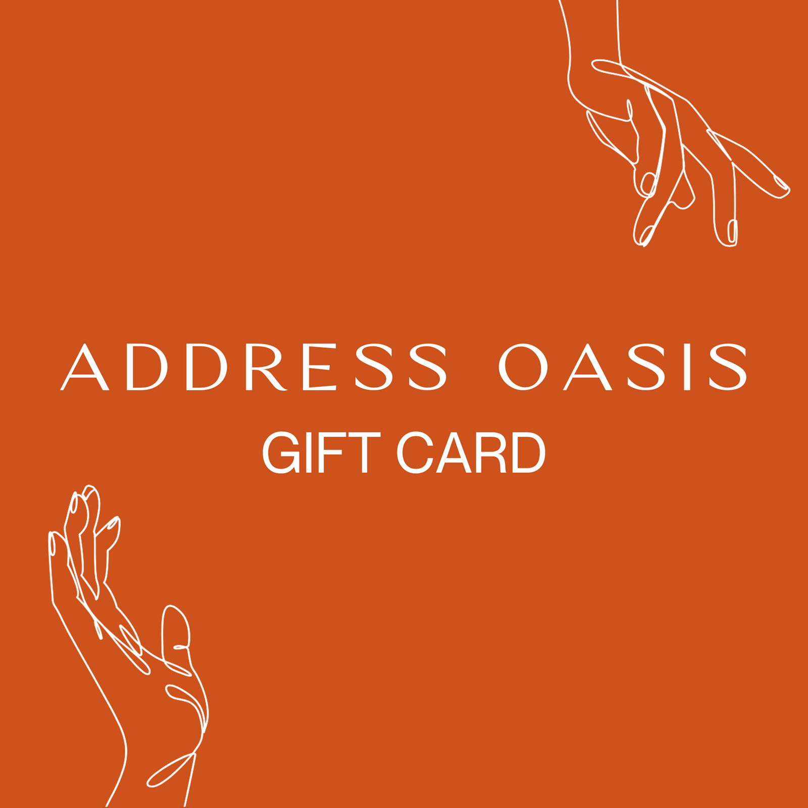 Address Oasis Gift Card