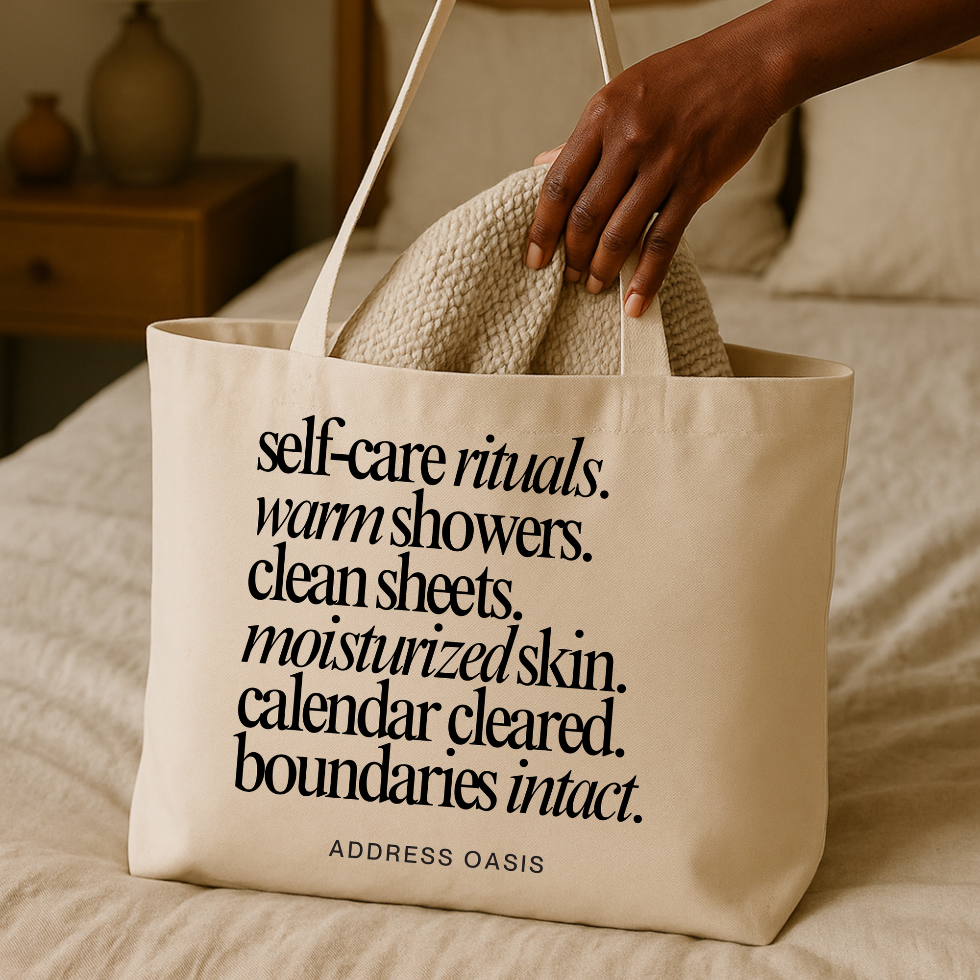 Self-Care Agenda: The Tote Bag